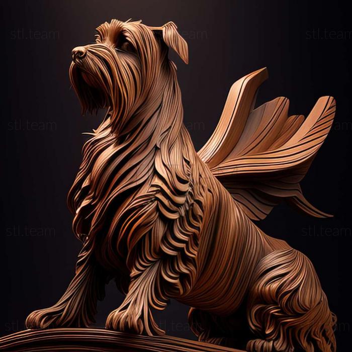 The Big Vendean Griffon dog